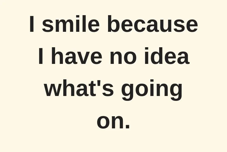 Funny Smile Captions & Jokes