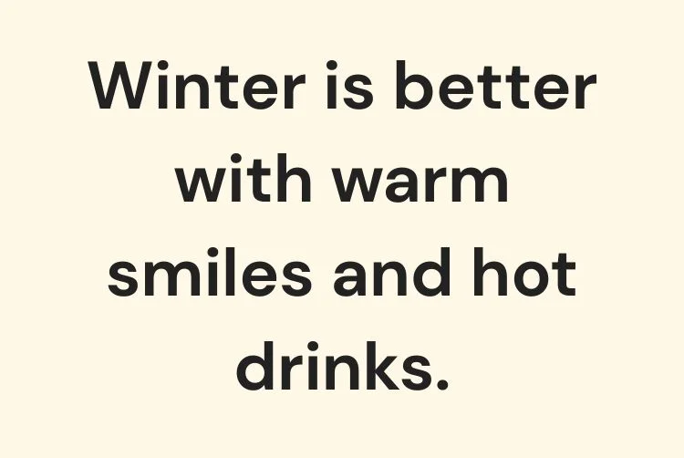 Seasonal Smile Captions