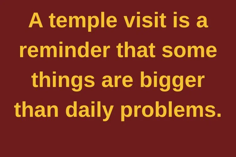Spiritual & Devotional Temple Captions