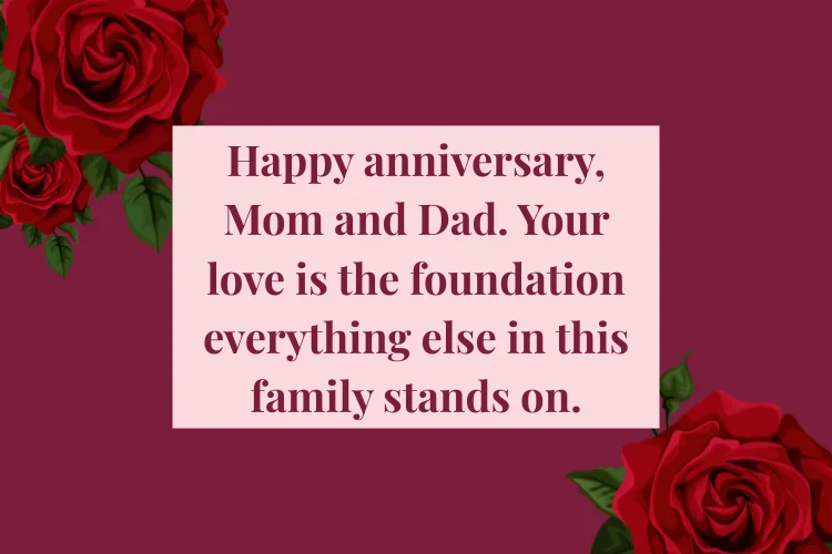 Anniversary Wishes for Parents
