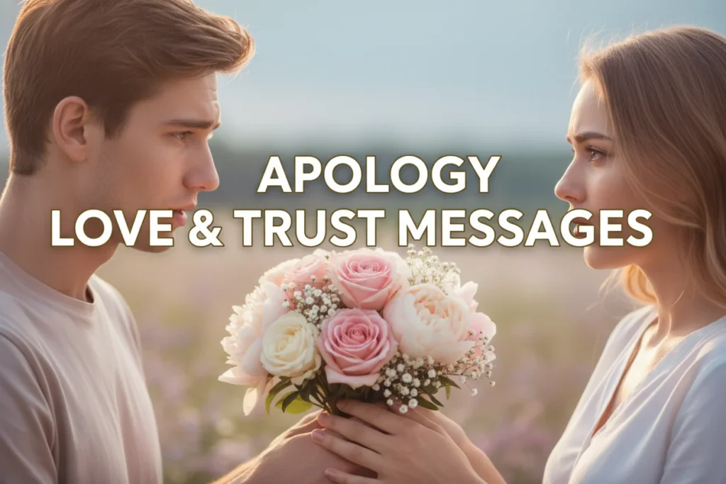 Apology Love and Trust Messages