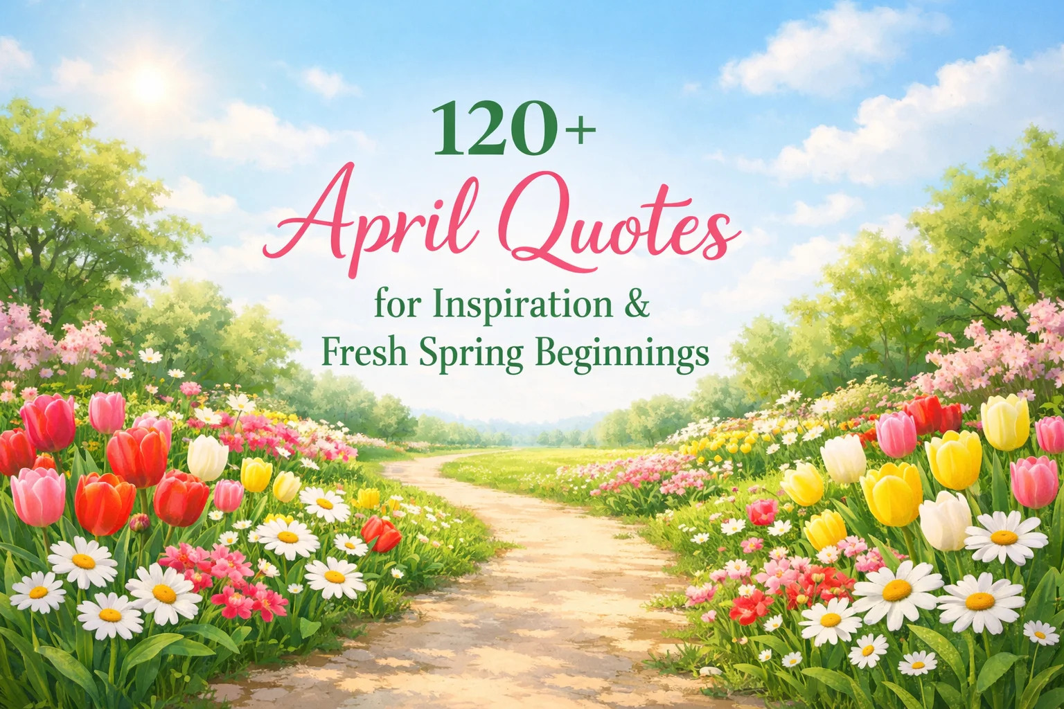 120+ April Quotes for Inspiration & Fresh Spring Beginnings