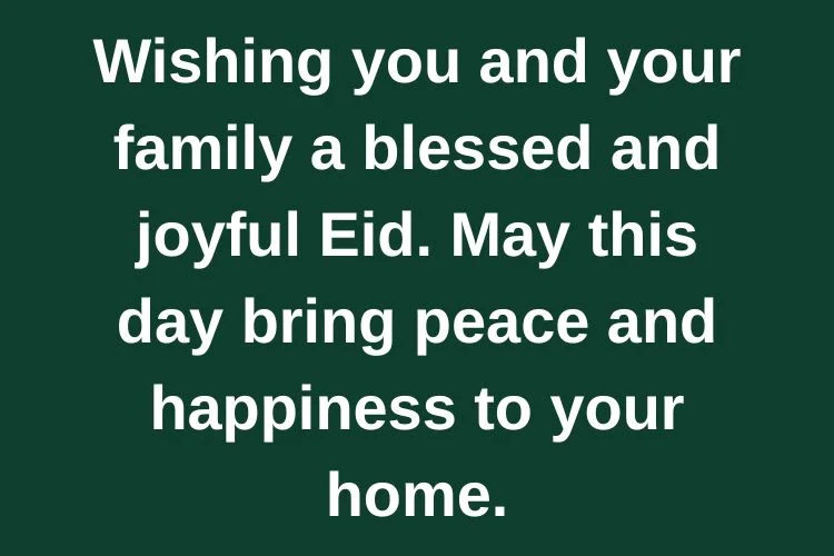 Best Eid Mubarak Wishes