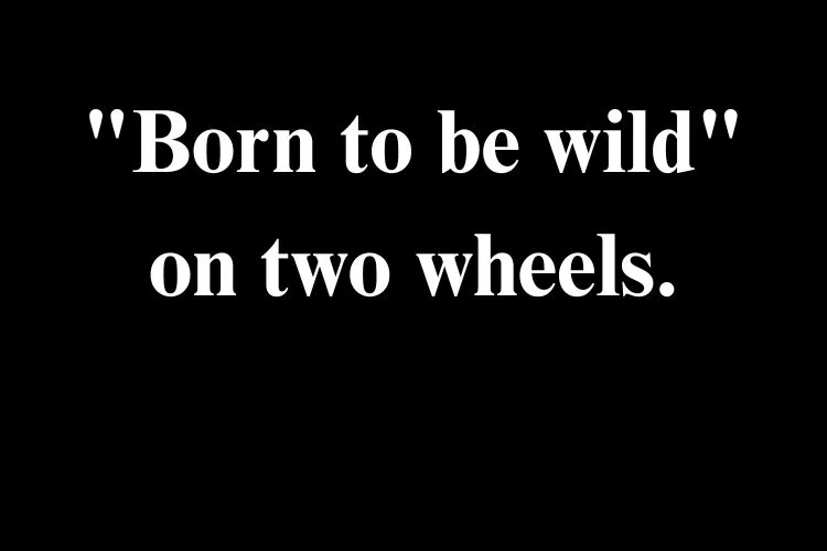 Bike Captions with Song Lyrics