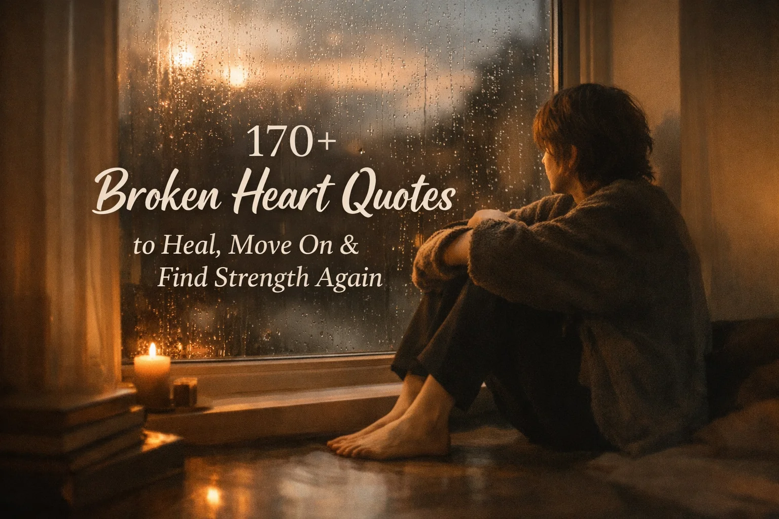 170+ Broken Heart Quotes to Heal, Move On & Find Strength Again