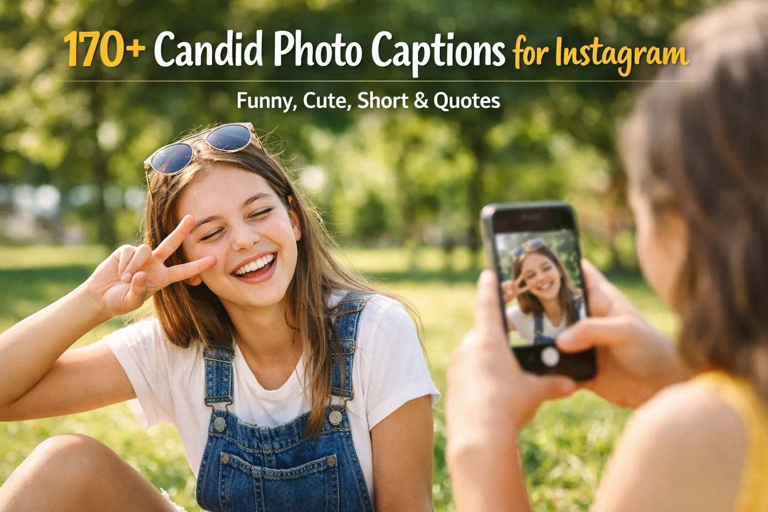 170+ Candid Photo Captions for Instagram (Funny, Cute, Short & Quotes)