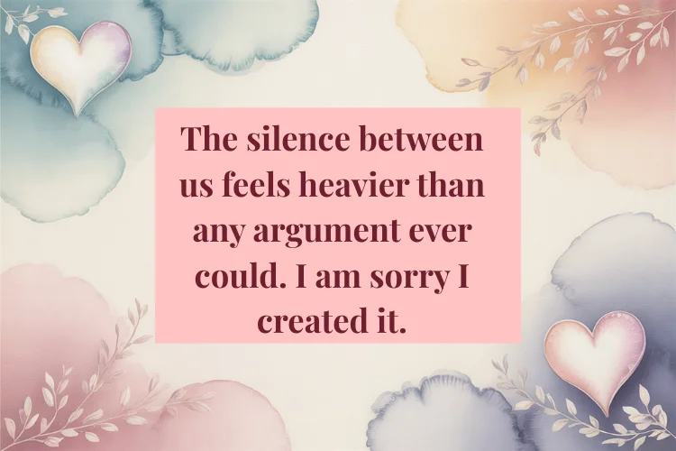 Deep & Emotional Sorry Messages (Heartfelt)