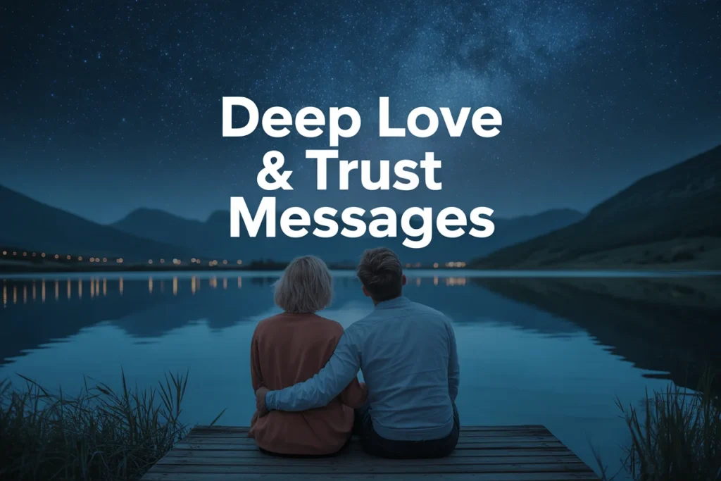 Deep Love and Trust Messages