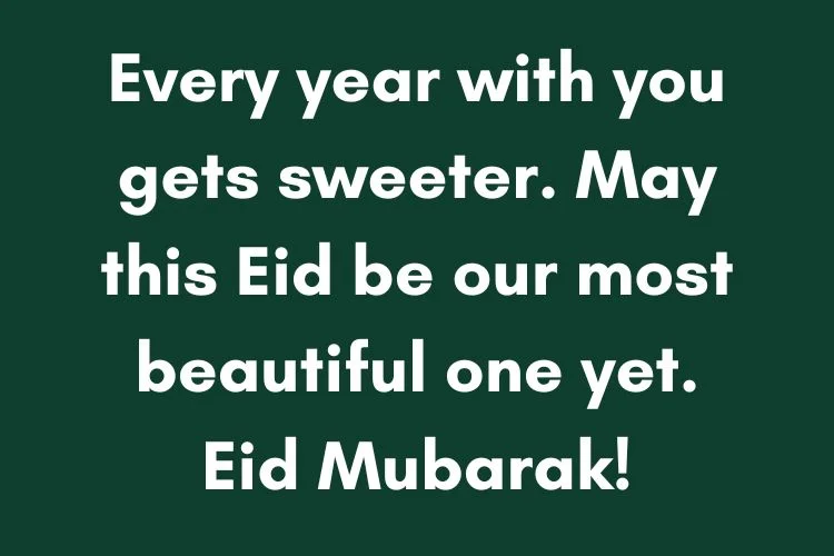 Eid Wishes for Husband / Wife