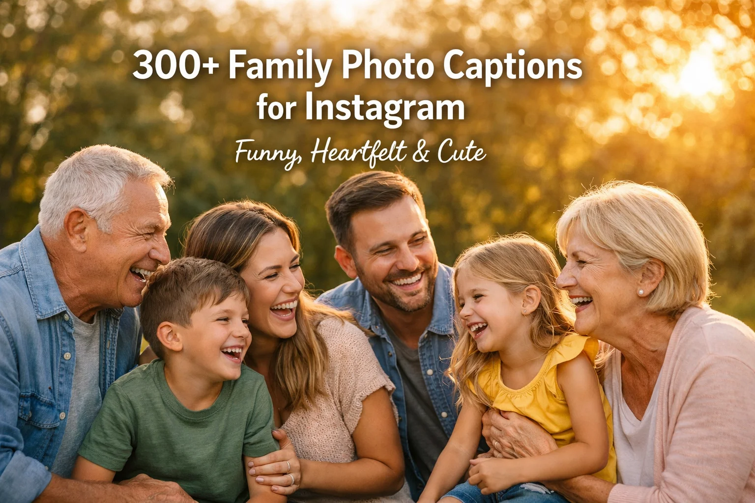 300+ Family Photo Captions for Instagram (Funny, Heartfelt & Cute)