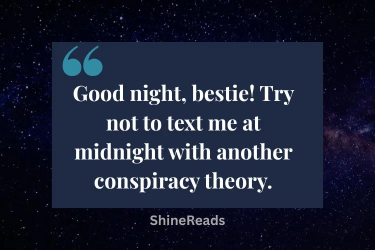 Funny Good Night Messages for Friends