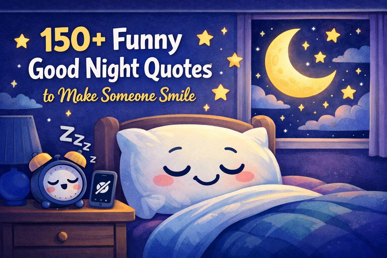 150+ Funny Good Night Quotes to Make Someone Smile