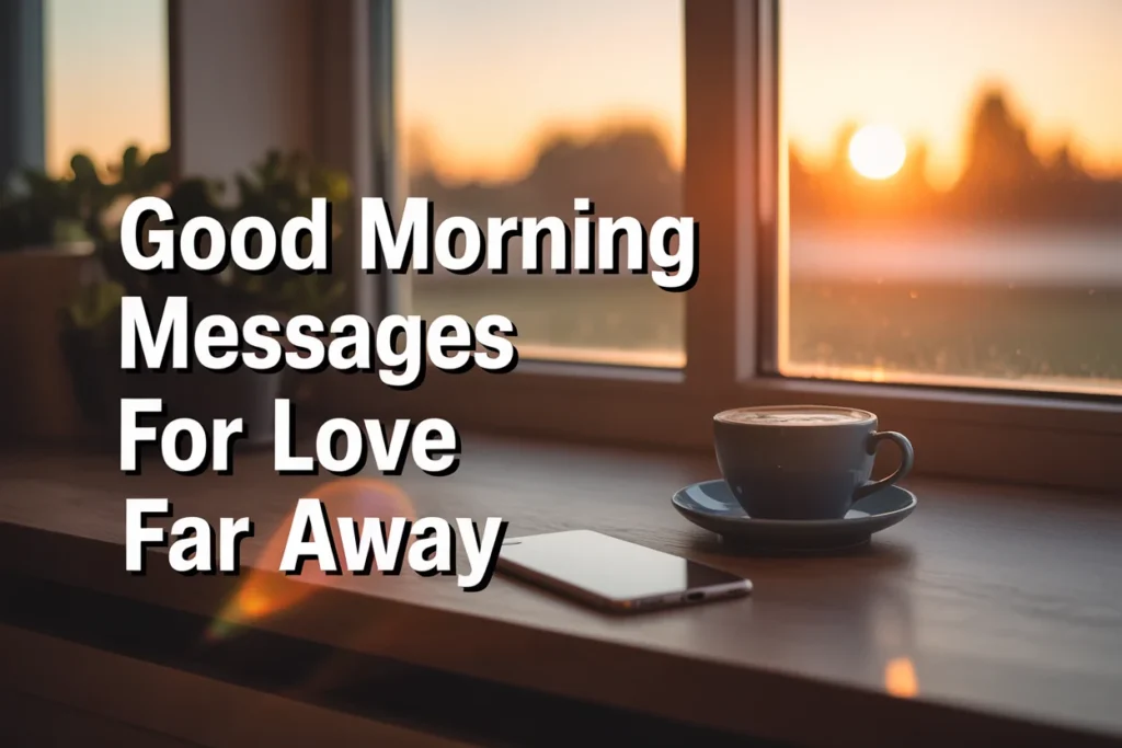 Good Morning Messages for Love Far Away