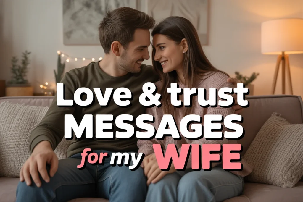 Love and Trust Messages for My Wife