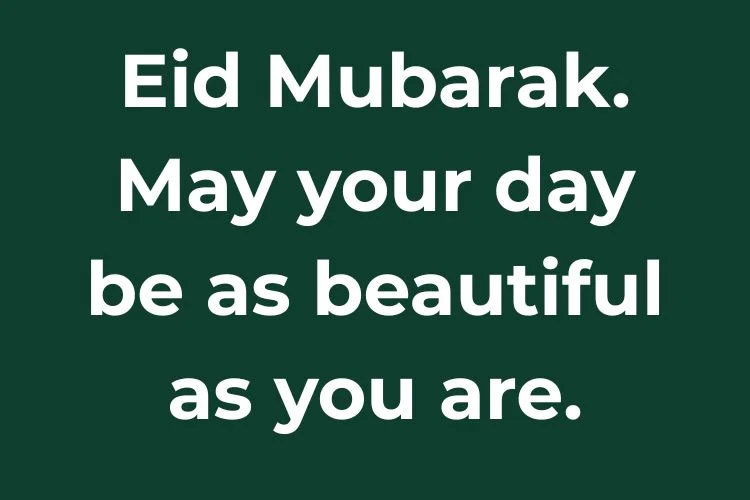 Minimal & Elegant Eid Messages
