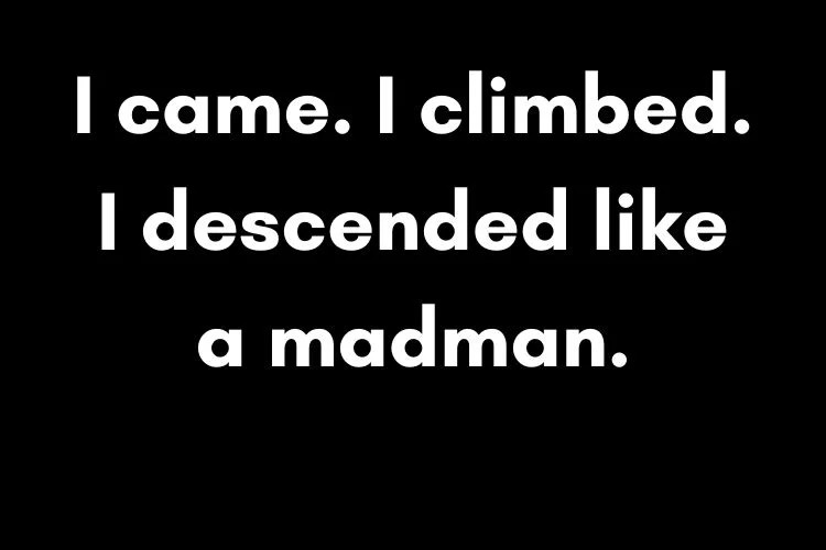 Mountain Biking Captions