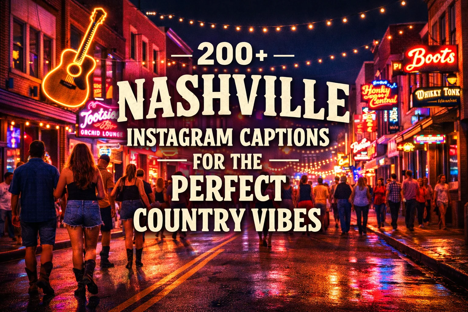 200+ Nashville Instagram Captions for the Perfect Country Vibes