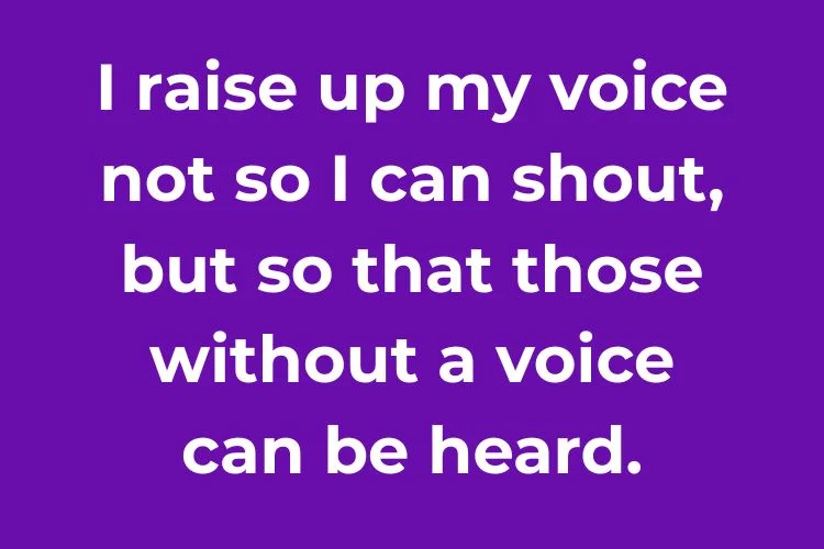 Quotes About Using Your Voice