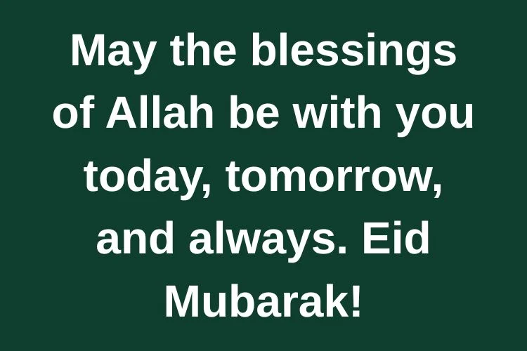 Traditional Eid Mubarak Wishes