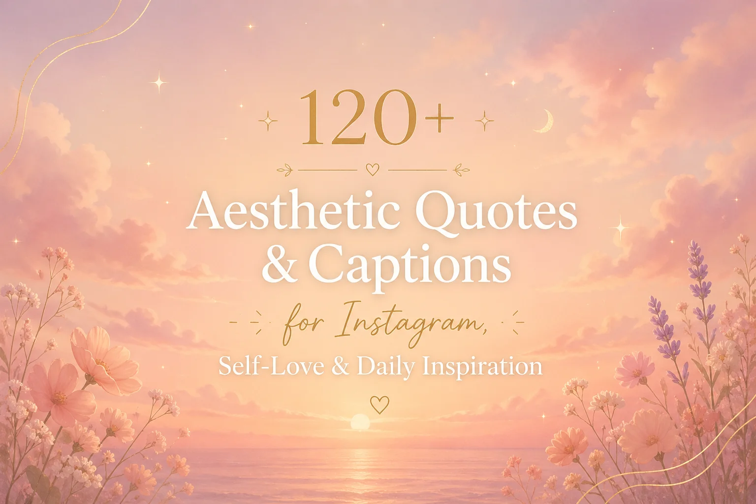 120+ Aesthetic Quotes & Captions for Instagram, Self-Love & Daily Inspiration 