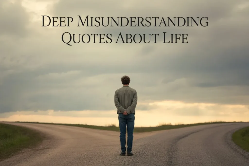 Deep Misunderstanding Quotes About Life & Human Nature