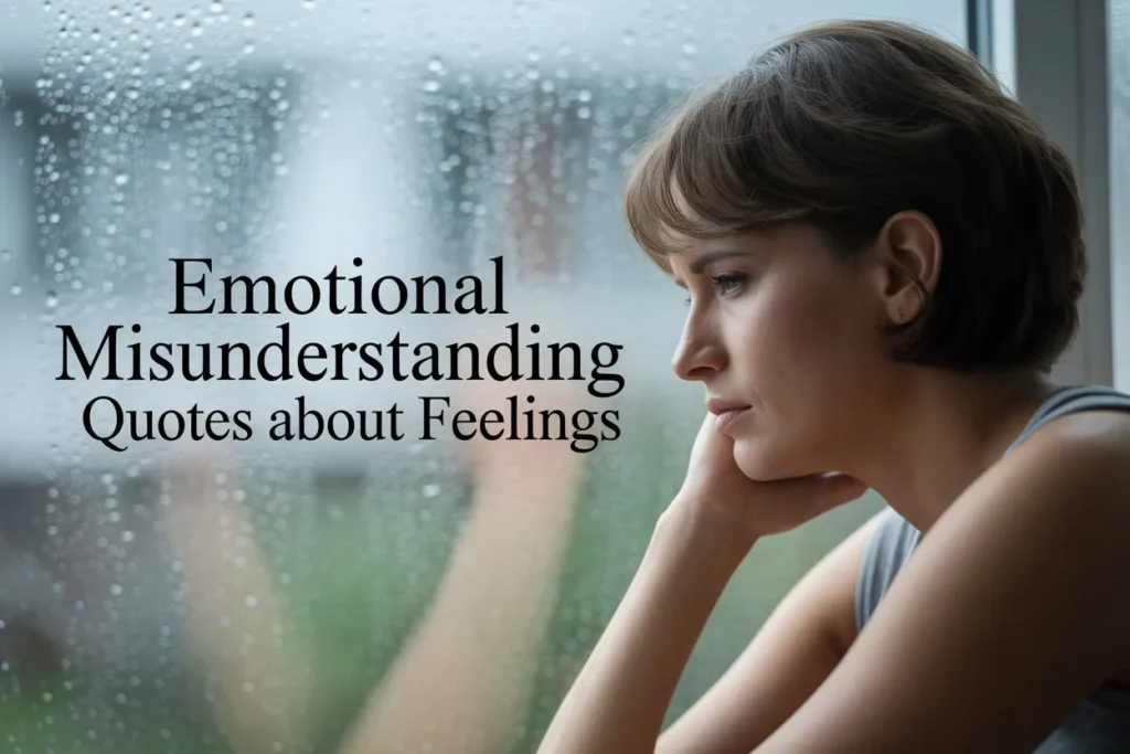 Emotional Misunderstanding Quotes About Feelings & Silence