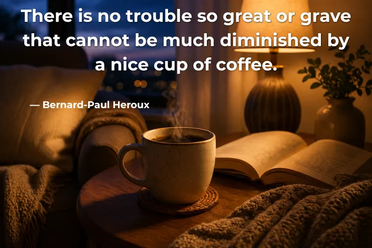 Evening Coffee Quotes for Relaxation