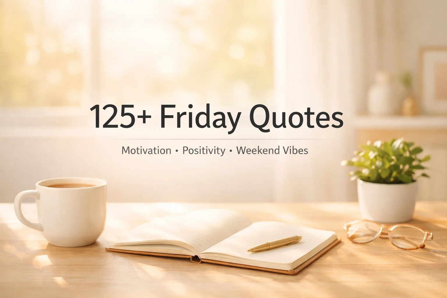 125+ Friday Quotes to Boost Motivation, Positivity & Weekend Vibes