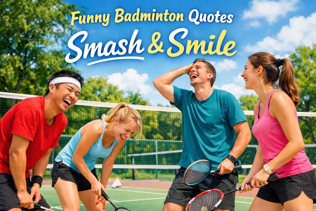 Funny Badminton Quotes to Make You Smile