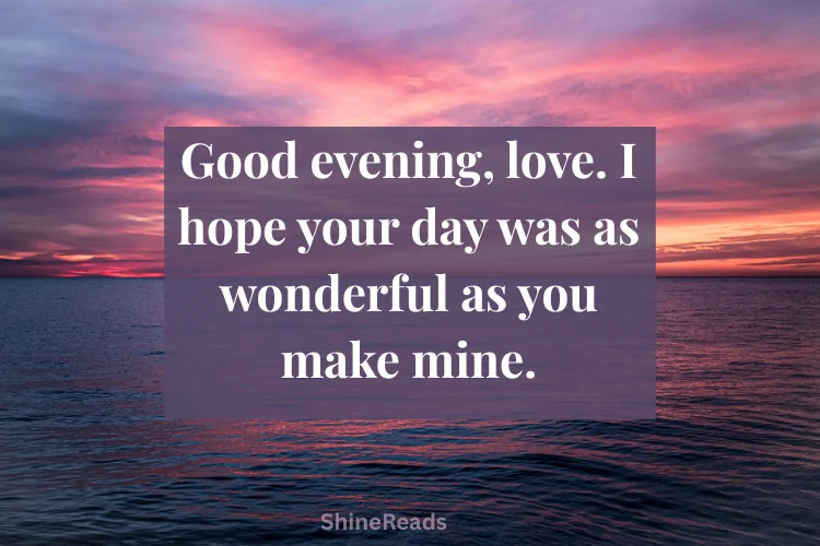Good Evening Messages for My Love
