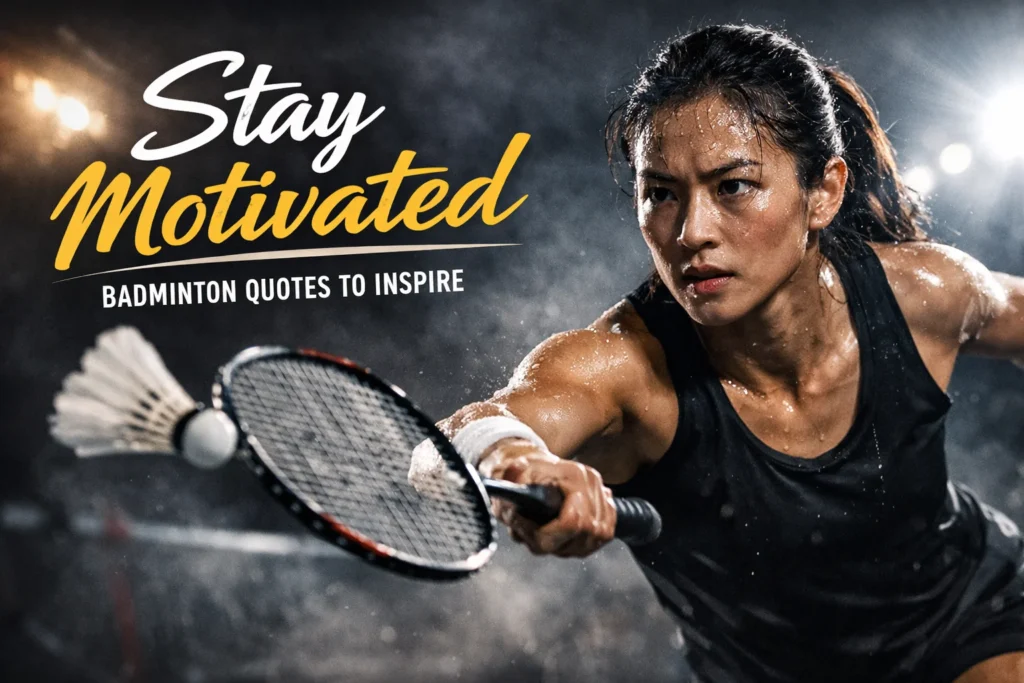 Inspirational & Motivational Badminton Quotes