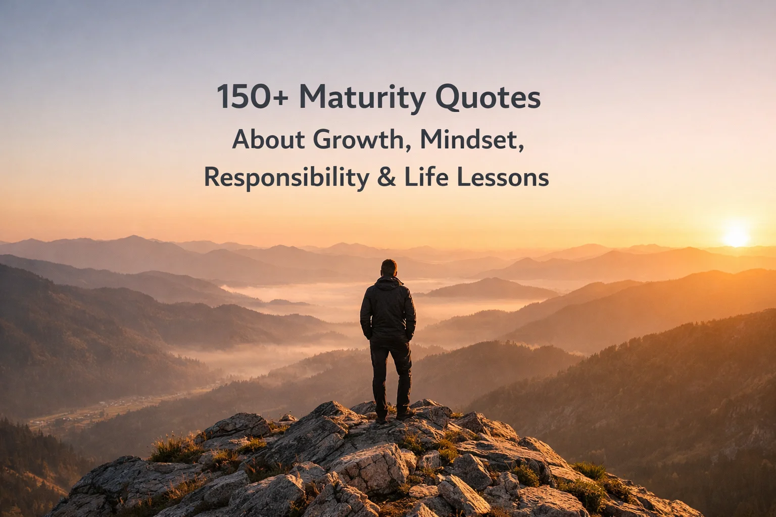 150+ Maturity Quotes About Growth, Mindset, Responsibility & Life Lessons