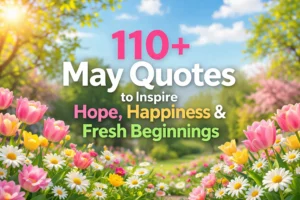 110+ May Quotes to Inspire Hope, Happiness & Fresh Beginnings