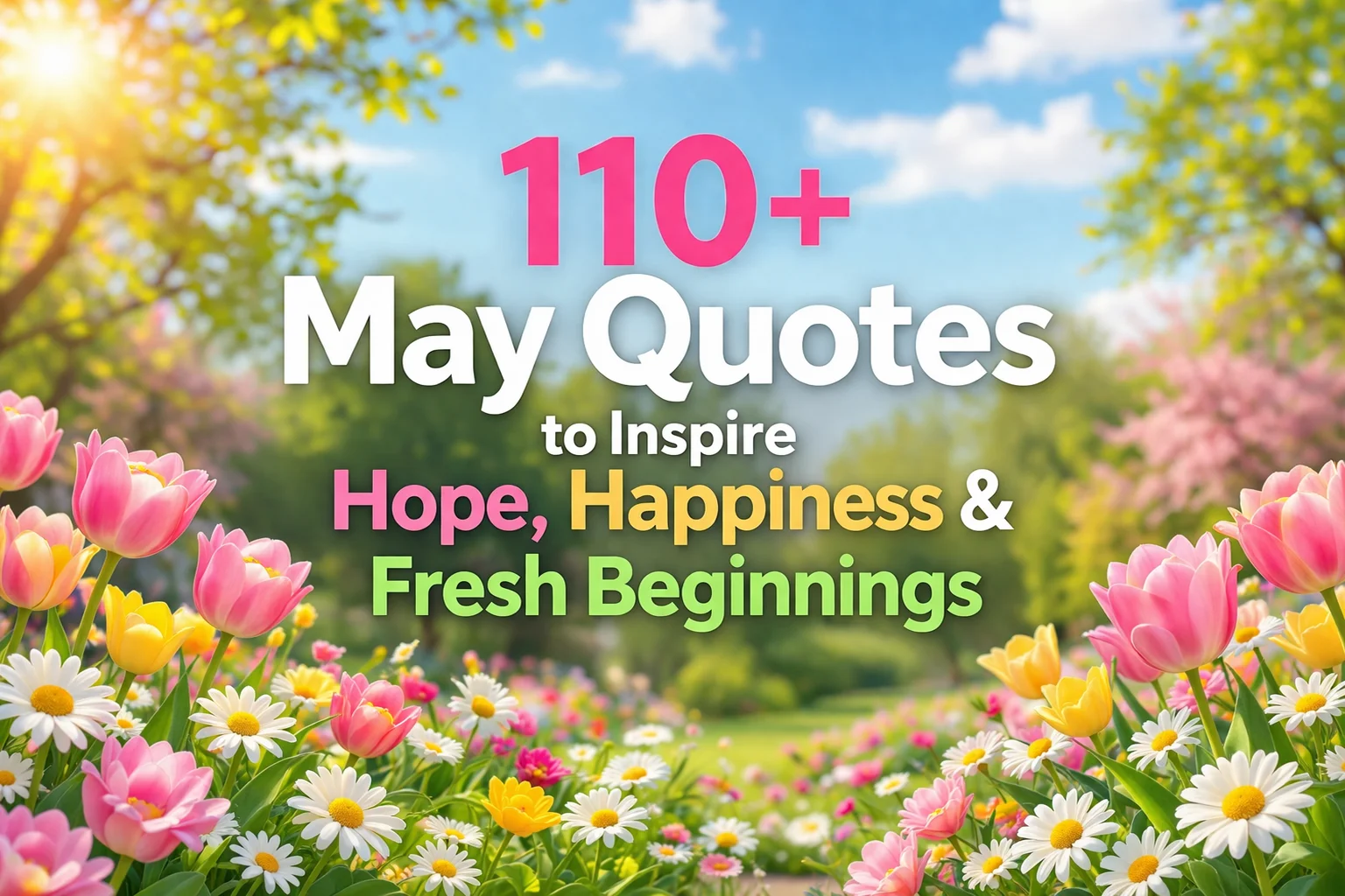 110+ May Quotes to Inspire Hope, Happiness & Fresh Beginnings