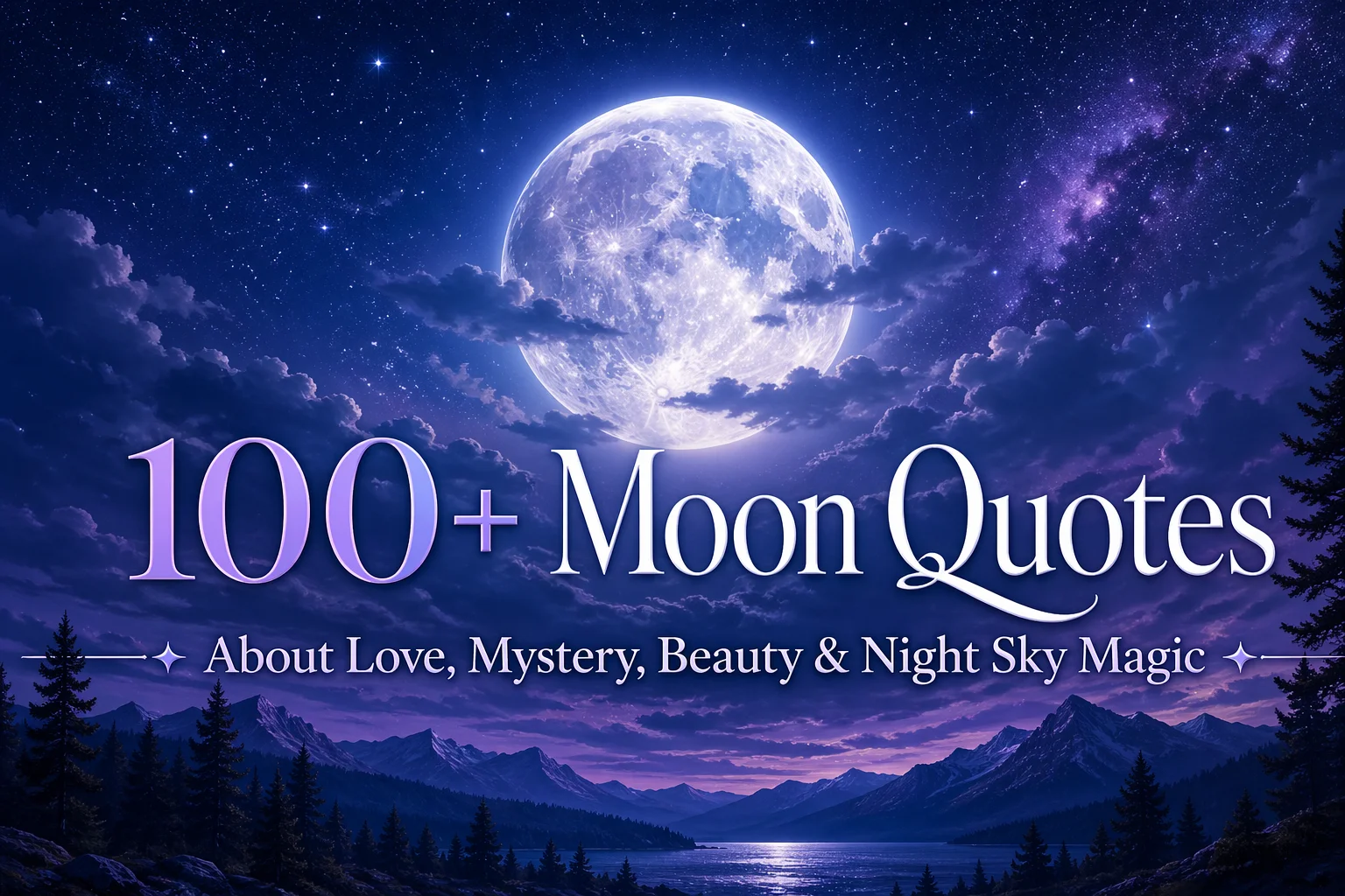 100+ Moon Quotes About Love, Mystery, Beauty & Night Sky Magic