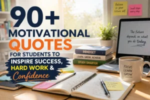 90+ Motivational Quotes for Students to Inspire Success, Hard Work, and Confidence