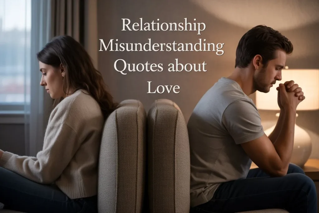 Relationship Misunderstanding Quotes About Love & Communication