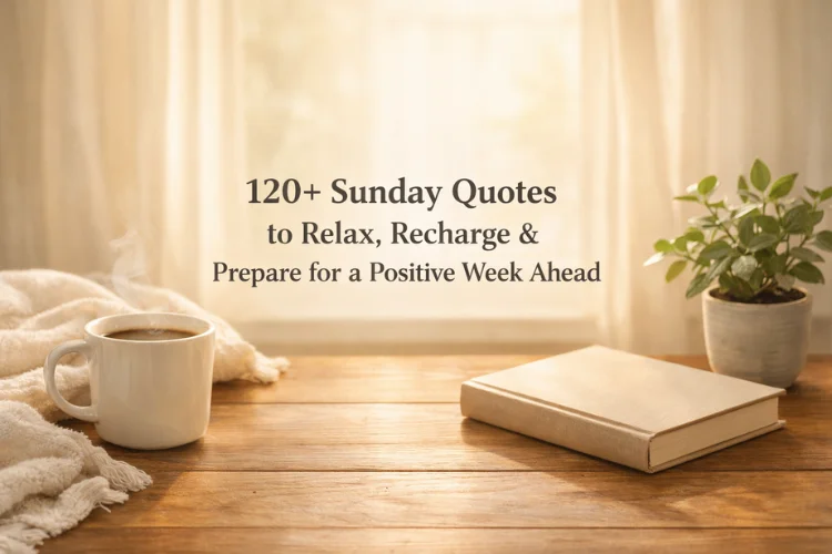 120+ Sunday Quotes to Relax, Recharge & Prepare for a Positive Week Ahead