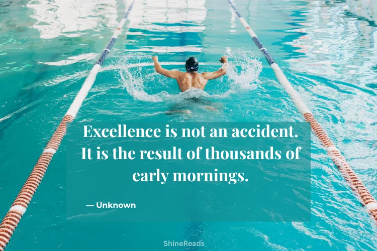 Swimming Quotes About Excellence and Achievement