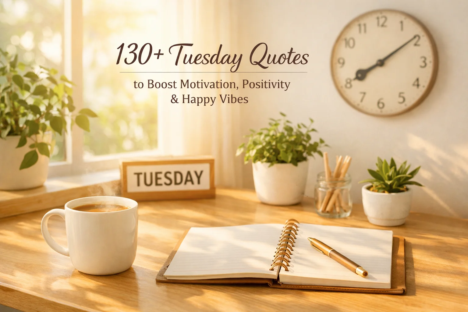 130+ Tuesday Quotes to Boost Motivation, Positivity & Happy Vibes