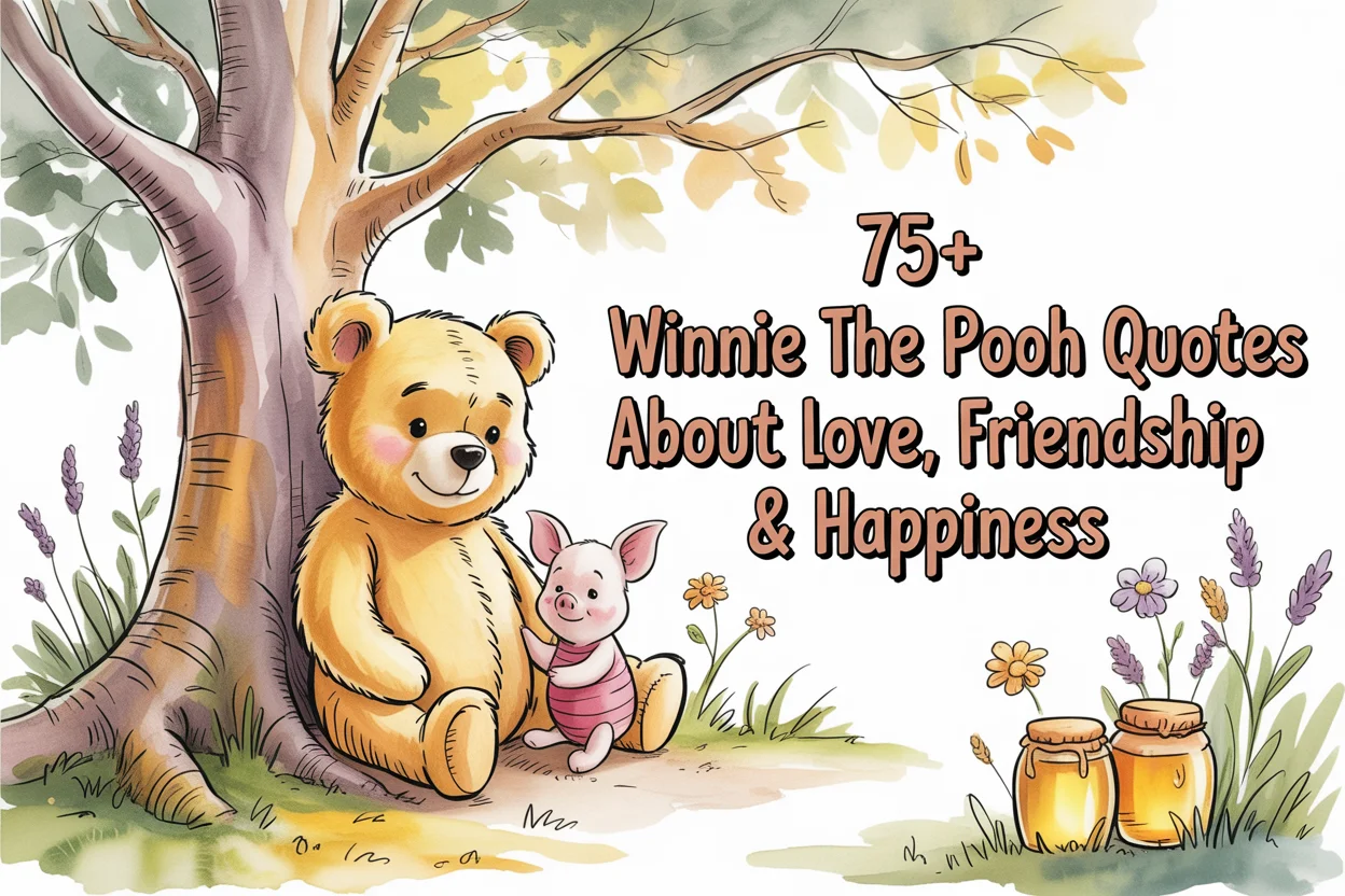 75+ Winnie the Pooh Quotes About Love, Friendship, Life & Happiness