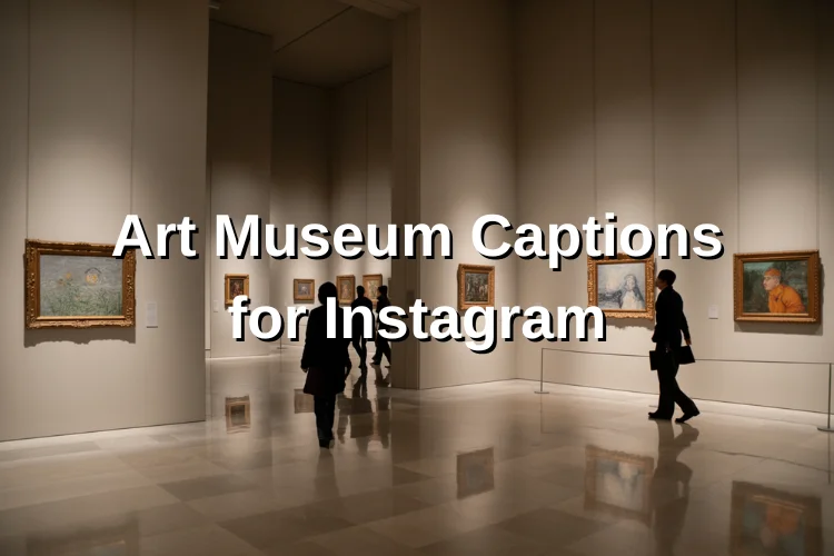 Art Museum Captions for Instagram