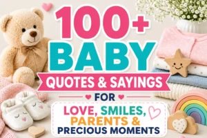 100+ Baby Quotes & Sayings for Love, Smiles, Parents & Precious Moments