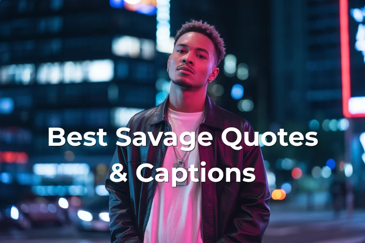 Best Savage Quotes & Captions