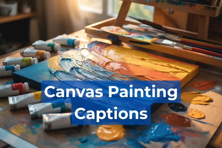 Canvas Painting Captions