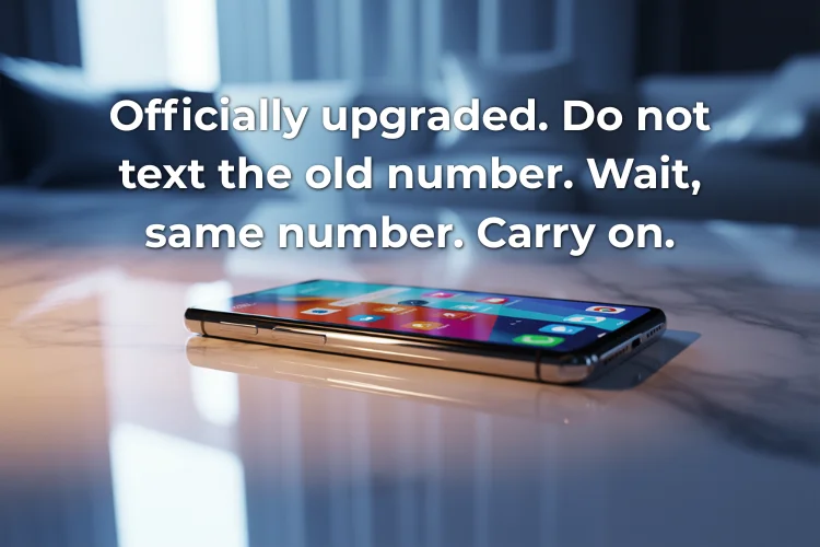 Captions for WhatsApp Status About New Phone