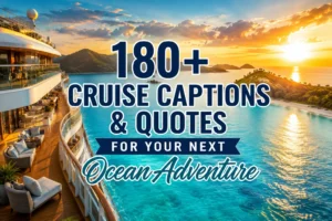 180+ Cruise Captions & Quotes for Your Next Ocean Adventure