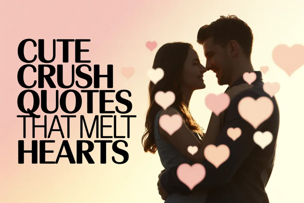 Cute Crush Quotes That Melt Hearts