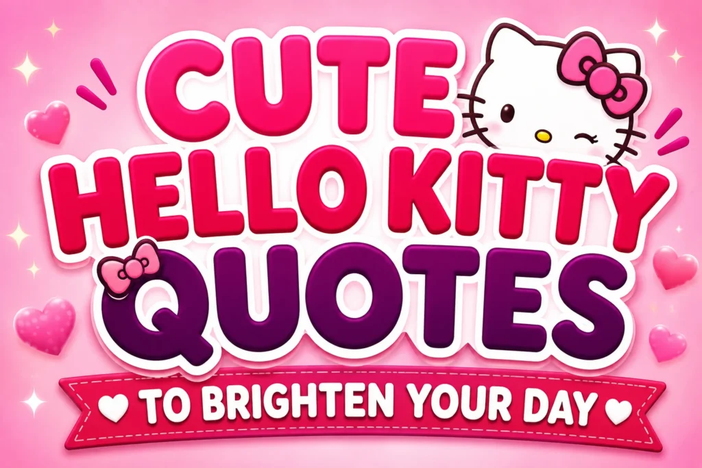 Cute Hello Kitty Quotes to Brighten Your Day
