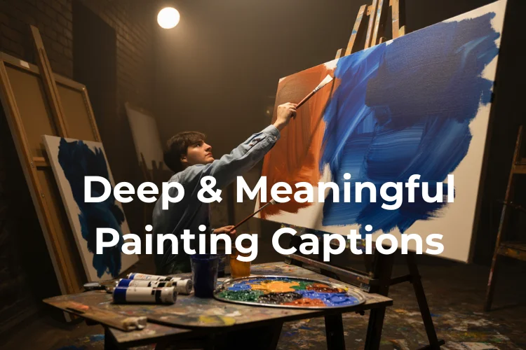 Deep & Meaningful Painting Captions